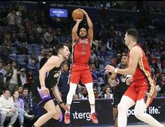 开云体育中国-鹈鹕队绝杀篮网，全取两分